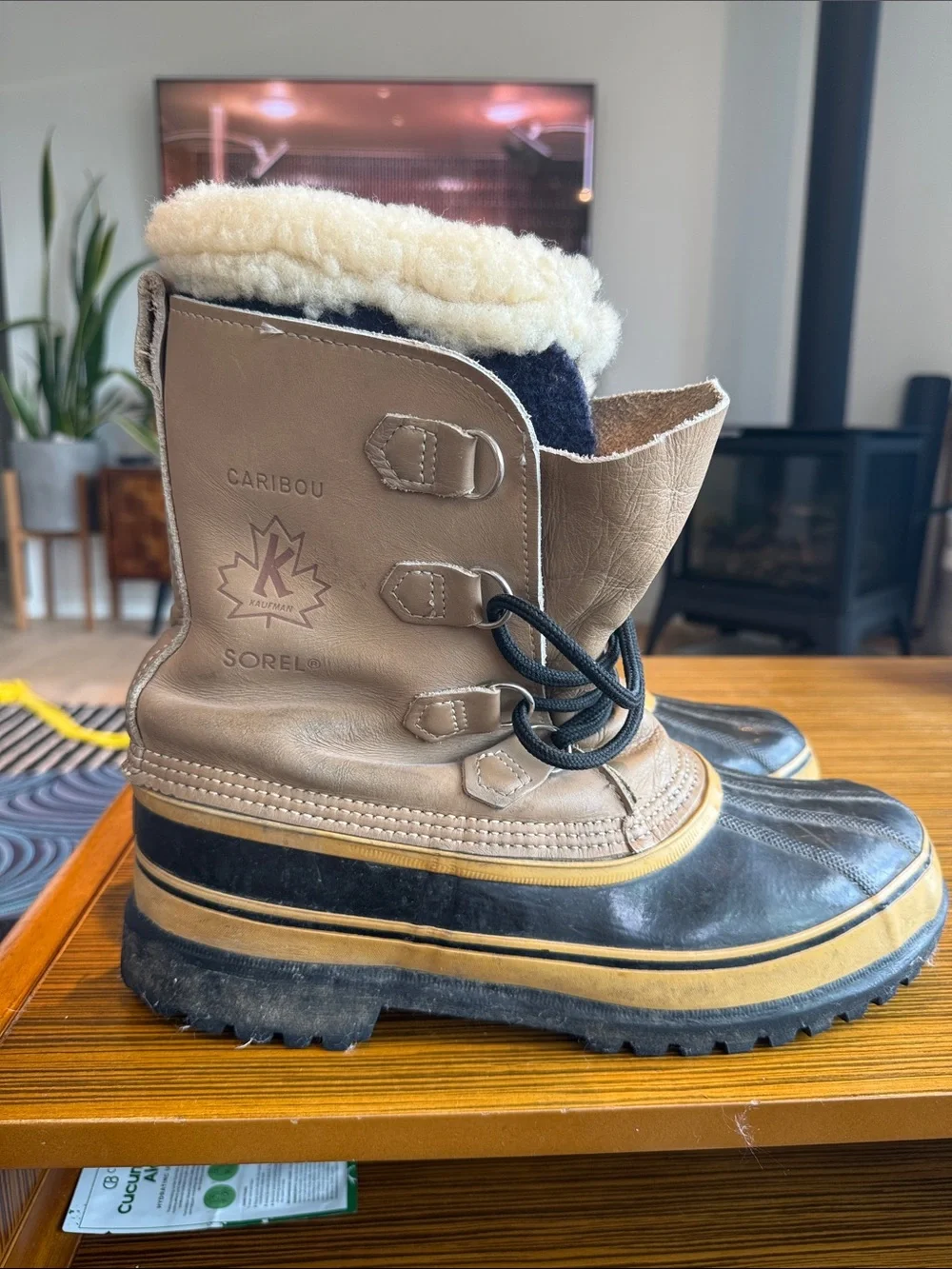 Sorel caribou leather